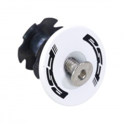 FSA Star nut fehér kupak alu / acél villa rózsa, kompressziós dugó kompresszor 1 1/8 " 160-2002W