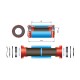 FSA bottom bracket 24 mm / MEGAEXO / SL-K spindle MTB NBD crank to BSA 68 mm threaded frame BB-9050 200-1852