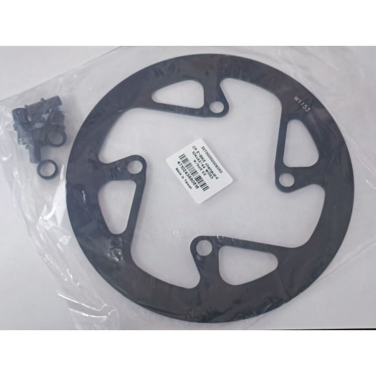 FSA lánctányér - lánckerék védő e-bike alu, BOSCH OLI Edge, V-Shape 1x lánckerékhez, távtartó és csavar szettel, 104 BCD, 42-44T W1153 32700052009050
