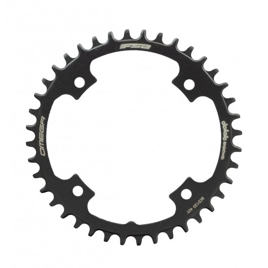 FSA lánctányér - lánckerék Gossamer Pro AGX+ Omega 1x 40T 120 BCD 10 11 s SRAM Shimano 4 lyukas, csavaros 120x40T fekete 371-0090006050