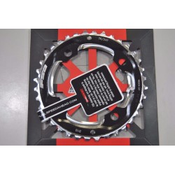 FSA lánctányér - lánckerék Pro MTB mountain bike e-bike 36T 104 BCD alu 4 lyukas, csavaros 104x36 10 s fekete WB263A 380-0636G