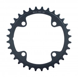 FSA lánctányér - lánckerék Powerbox Supercompact Stealth 32T 90 BCD 10 11s 4 lyukas, csavaros 90x32T fekete WB412 370-0041001050