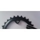 FSA lánctányér - lánckerék Pro MTB mountain bike e-bike 26T 64 BCD alu 4 lyukas, csavaros 64x26T fekete WC074 380-0112003050