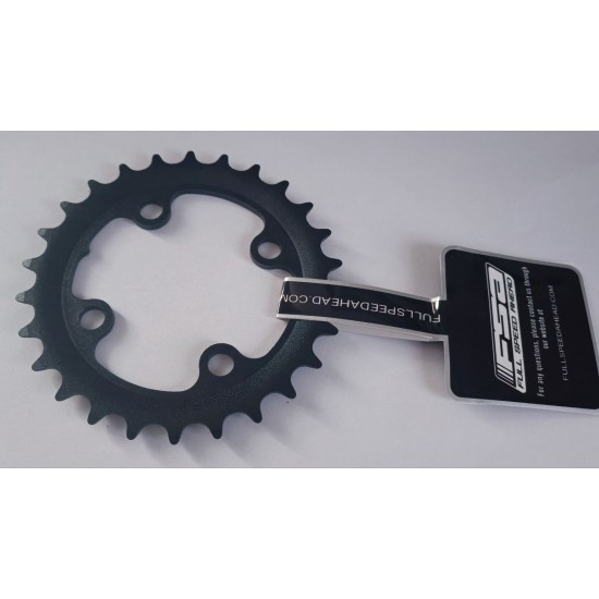 FSA lánctányér - lánckerék Pro MTB mountain bike e-bike 26T 64 BCD alu 4 lyukas, csavaros 64x26T fekete WC074 380-0112003050