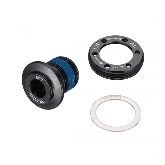 FSA crank bolt self extracting QR-18 M12 black 390-2002