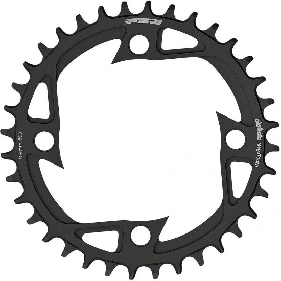 FSA lánctányér - lánckerék alu ötvözet 1X MEGATOOTH V-Shape 10 11 s BOSCH gen.4 Oli Edge 48T 104 BCD 4 lukas csavaros WB451A 380-0353014050