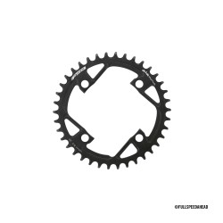 FSA lánctányér - lánckerék Megatooth 38T 104 BCD acél 4 lyukas, csavaros 104x38 fekete WB488 380-0416004540