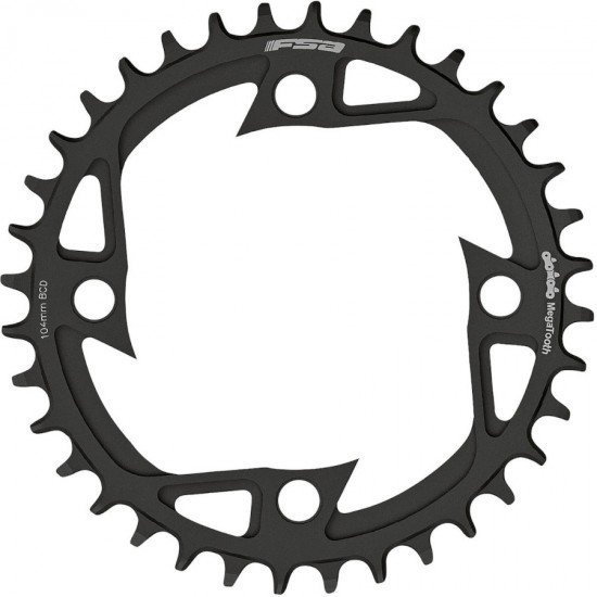 FSA lánctányér - lánckerék acél 1X MEGATOOTH V-Shape 11 s BOSCH 42T 104 BCD 4 lukas csavaros WB467 380-0438008540