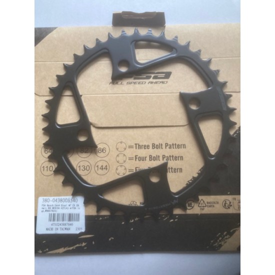 FSA lánctányér - lánckerék acél 1X MEGATOOTH V-Shape 11 s BOSCH 42T 104 BCD 4 lukas csavaros WB467 380-0438008540