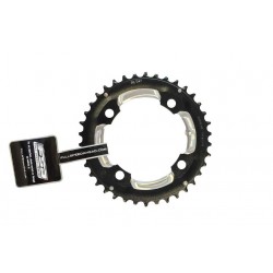 FSA lánctányér - lánckerék Pro MTB mountain bike e-bike 38T 104 BCD alu 4 lyukas, csavaros 104x38 12mm ME017C fekete WB265B 380-0638B