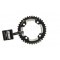 FSA lánctányér - lánckerék Pro MTB mountain bike e-bike 38T 104 BCD alu 4 lyukas, csavaros 104x38 12mm ME017C fekete WB265B 380-0638B