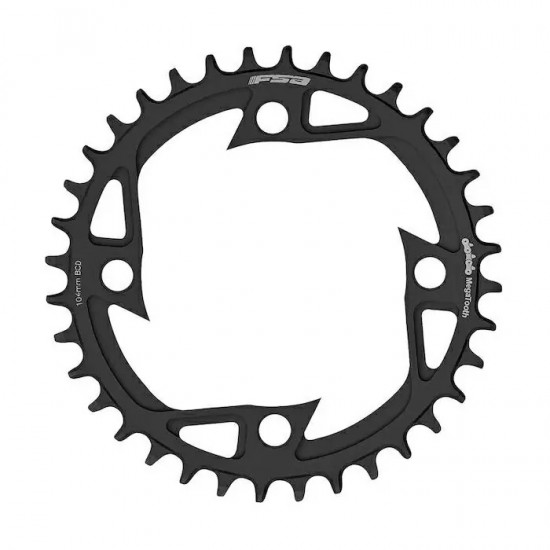 FSA lánctányér - lánckerék alu ötvözet 1X MEGATOOTH V-Shape 11 s BOSCH gen.4 Oli Edge 42T 104 BCD 4 lukas csavaros WB454A 38000351008050
