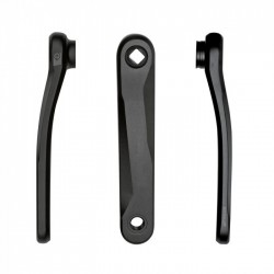 FSA hajtókar e-bike négyszögtengelyes CK-746-2 /JIS Shimano Yamaha PW, fekete