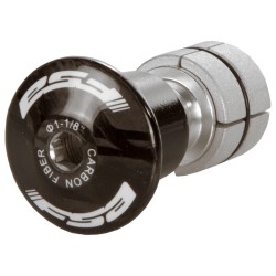 FSA rózsa, kompressziós dugó 1 1/8" karbon villába, karbon kupakkal