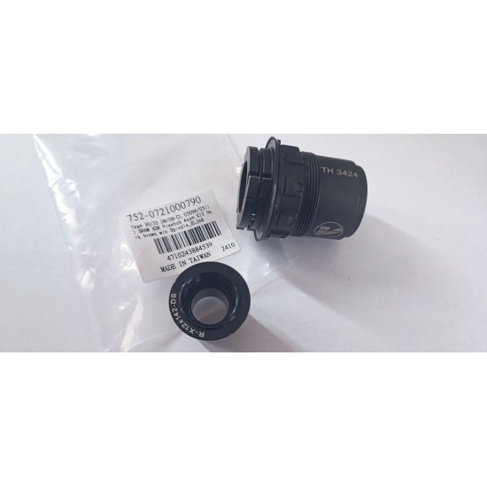 VISION rotor szabadonfutó kazettatest SRAM XDR kupakkal pl. Team 30 35 DB tárcsafékes kerékhez EL348 U5096 5111 U2096 U2111 752-0721000790