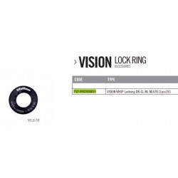 VISION belső fogazású zárógyűrű, centerlock féktárcsa, Shimano szerszámhoz