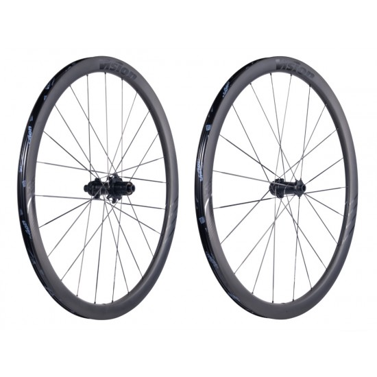 Vision kerékszett Metron 37 RS Disc TLR peremes, tárcsafékes országúti tubeless ready karbon kerék