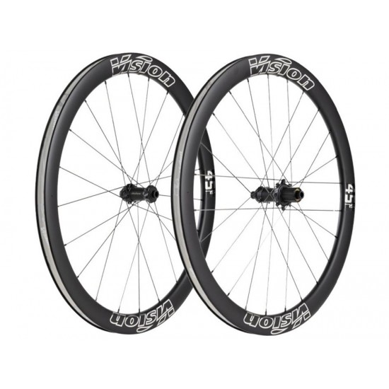 Vision Metron 45 SL DB TLR Silver Edition label tubeless ready carbon wheelset