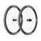 Vision kerékszett Metron 45 SL DB TLR Silver Edition ezüst feliratos peremes, tárcsafékes országúti tubeless ready karbon kerék