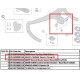 Vision Metron 5D ACR bilincs szorító rögzítő anya és csavar szett ML597 MW662 670-0288000150