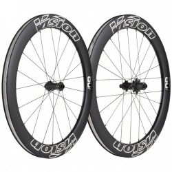 Vision kerékszett Metron 60 SL DB TLR Silver Edition ezüst feliratos peremes, tárcsafékes országúti tubeless ready karbon kerék