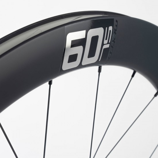 Vision kerékszett Metron 60 SL DB TLR Silver Edition ezüst feliratos peremes, tárcsafékes országúti tubeless ready karbon kerék