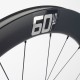 Vision kerékszett Metron 60 SL DB TLR Silver Edition ezüst feliratos peremes, tárcsafékes országúti tubeless ready karbon kerék