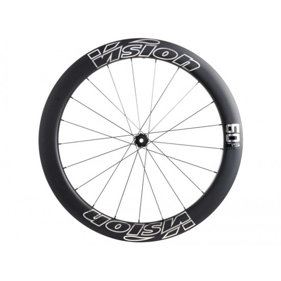 Vision kerékszett Metron 60 SL DB TLR Silver Edition ezüst feliratos peremes, tárcsafékes országúti tubeless ready karbon kerék