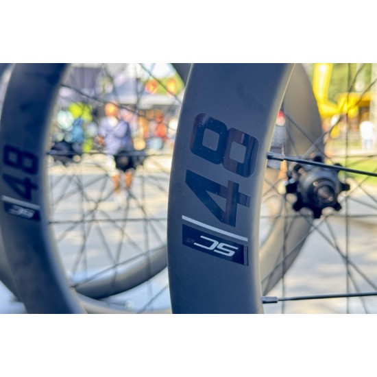 Vision kerékszett SC 48 i25 Disc TLR peremes, tárcsafékes gravel aero országúti tubeless ready karbon kerék