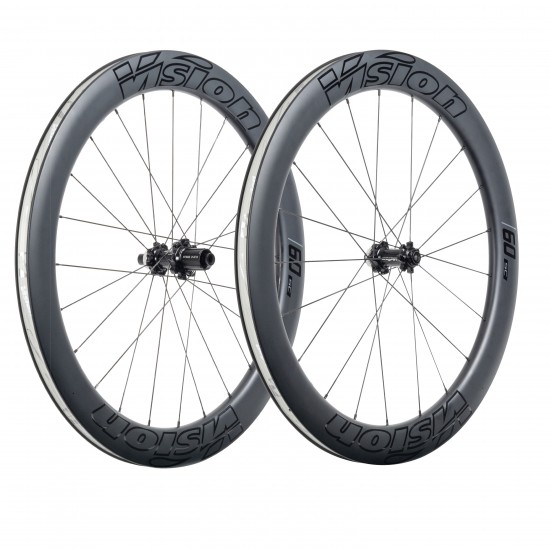 Vision kerékszett SC 60 Disc TLR peremes, tárcsafékes országúti tubeless ready karbon kerék