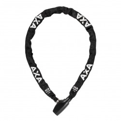 AXA kerékpár lakat ABSOLUTE 5-110 kulccsal zárható láncos zár, fekete 110 mm x 5 mm