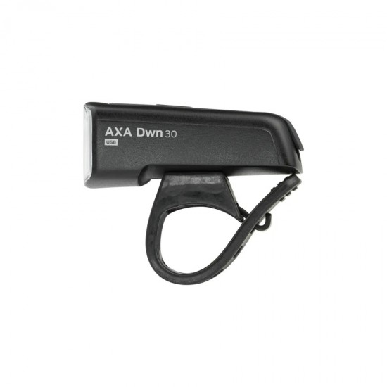AXA bicycle light DWN 30 SET front and rear USB chargable ultralight and compact, road mtb, e-bike, trekking