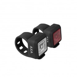 AXA kerékpár lámpa Niteline 11 elemes LED-es, első hátsó szett, ultrakönnyű kompakt országúti mtb AXA kerékpár lámpa Niteline 11 elemes LED-es, első hátsó szett, ultrakönnyű kompakt országúti mtb