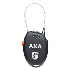 AXA kerékpár lakat számzáras ROLL 75 számkombinációs zár, fekete 75 mm x 1.6 mm