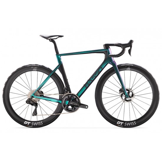 Basso Diamante SV aero karbon tárcsafékes országúti kerékpár Shimano Ultegra Di2 12 s Microtech RE38 karbon kerék