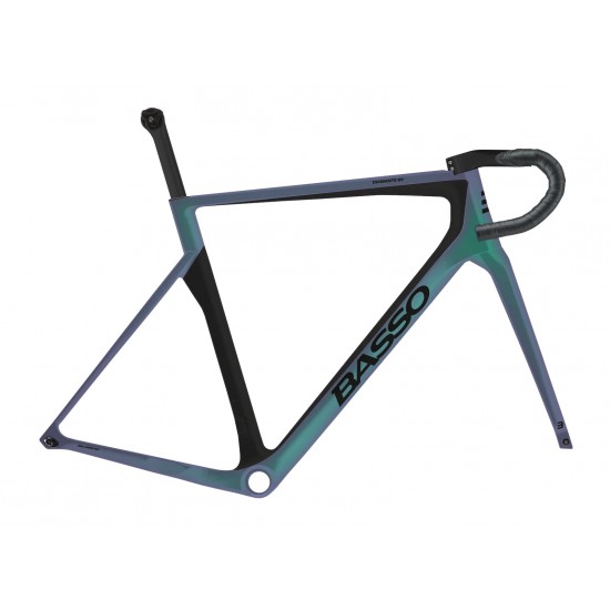 Basso Diamante SV aero karbon tárcsafékes országúti kerékpár Shimano Ultegra Di2 12 s Microtech RE38 karbon kerék