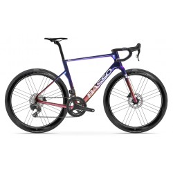 Basso SV Sempre Veloce karbon tárcsafékes országúti kerékpár Campagnolo Super Record 2x13s Wireless Bora WTO 45 Dark