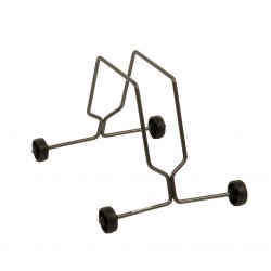 BICISUPPORT BS050+ kerékpár állvány tartó, kerekekkel, guruló, földön álló 1 db kerékpár tárolásához, nagyobb és erősebb, mtb / e-bike-hoz