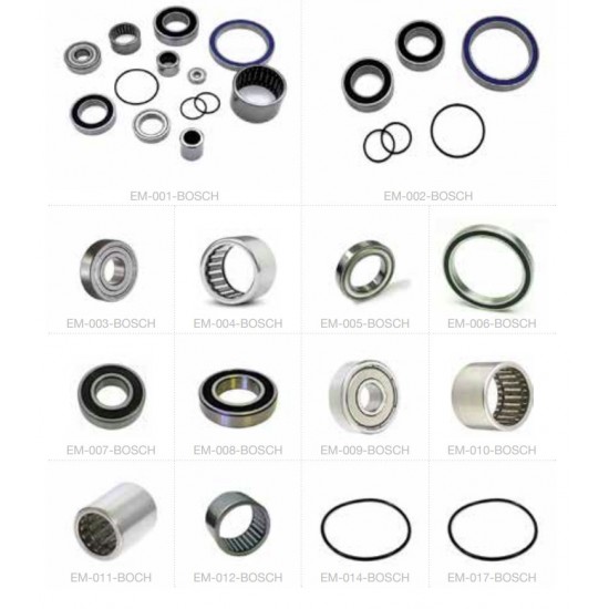 Black Bearing e-bike service kit Bosch Gen 2 Performance Line / CX full set EM-001-BOSCH