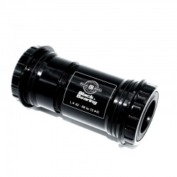 Black Bearing középcsapágy kerámia csapágyas PressFit BB 42 68 - 73 mm Shimano Hollowtech II 24 tengelyhez és GXP adapter is van hozzá ceramic BB-42-68/73-24-C