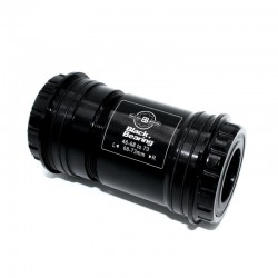 Black Bearing középcsapágy rozsdamentes acél csapágyas PressFit 46 68 - 73 mm Shimano Hollowtech II 24 tengelyhez és GXP adapter is van hozzá BB-46-68/73-24-S