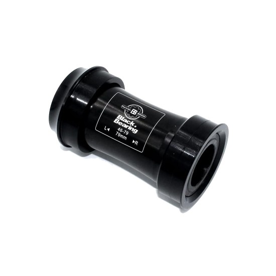 Black Bearing bottom bracket ceramic bearing PressFit 46 79 mm Shimano Hollowtech II 24 mm spindle and GXP adapter included BB-46-79-24-C