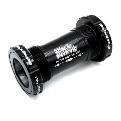 Black Bearing középcsapágy acél rozsdamentes csapágyas ITA olasz menetes 70 mm Shimano Hollowtech II 24 tengelyhez és GXP adapter is van hozzá BB-ITA-70-24-S