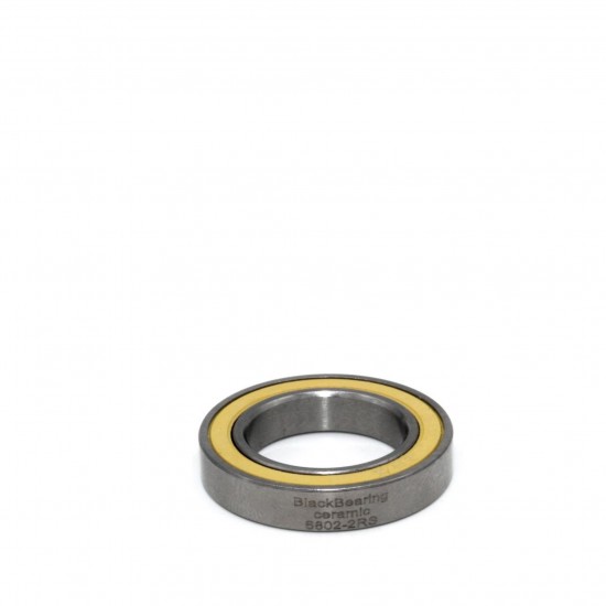 Black bearing csapágy kerámia ceramic 15 x 24 x 5 mm B5 6802 / 61802 2RS UB-6802-CS