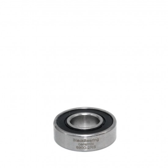 Black bearing csapágy kerámia ceramic 10 x 22 x 6 mm B5 6900 / 61900 2RS UB-6900-CS