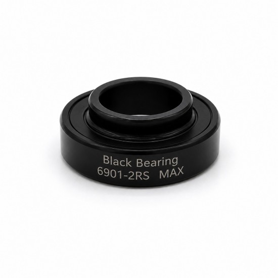 Black bearing bearing extended flanged frame pivot 12 x 24 x 6 / 9 mm 6901-E 2RS MAX EB-6901-MAX