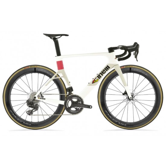 Cinelli Aeroscoop aero karbon országúti kerékpár tárcsafékes Campagnolo Super Record WRL