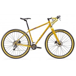 Cinelli Hobootleg Geo tárcsafékes adventure gravel acél kerékpár karbon villával, csomagtartó rögzétés, Shimano Tiagra 2x mix