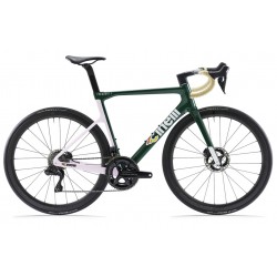 CINELLI országúti kerékpár Pressure II karbon tárcsafékes Shimano 105 Di2 Fulcrum Wind 42