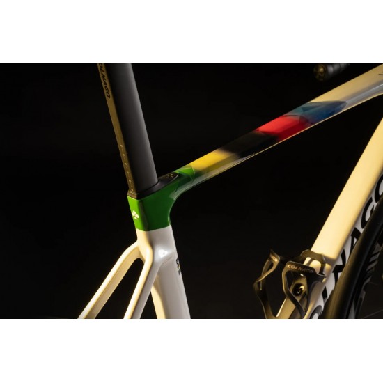 COLNAGO V5Rs DISC tárcsafékes országúti kerékpár váz CC01 integrált karbon kormánnyal (vagy nélküle)